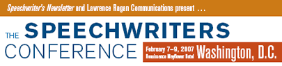 2007 Speechwriters Conference